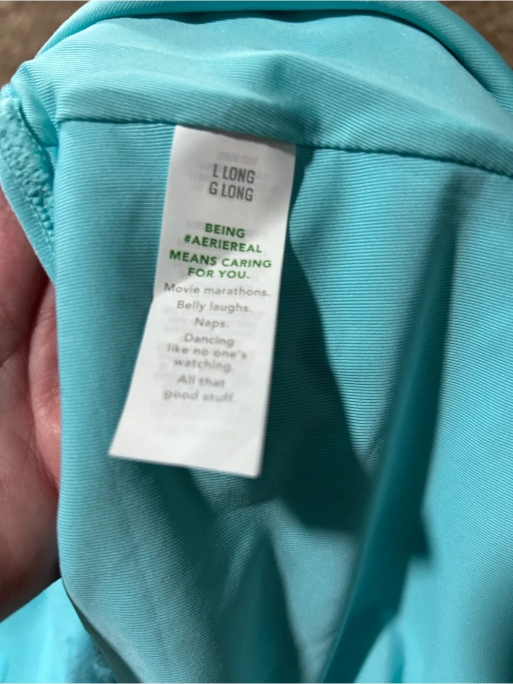 NWT Aerie Aqua Blue Textured Cutout One-Piece Swimsuit